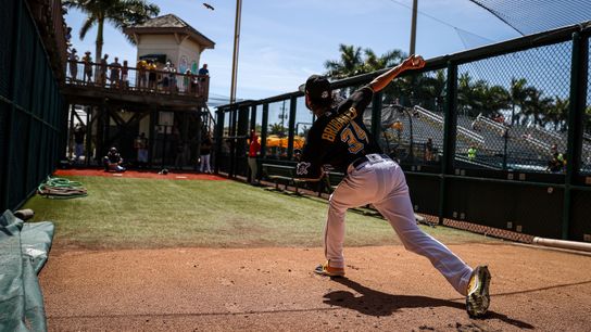 'And with real people sitting in the seats': Pirates welcome fans back to LECOM Park taken in Bradenton, Fla. (Pirates)
